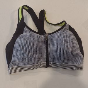 Victoria secret zip front sports bra 34c